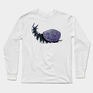 Asexual Pride Snail Long Sleeve T-Shirt